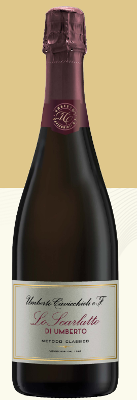 Lambrusco di Sorbara DOC Spumante Brut Metodo Classico Lo Scarlatto di Umberto
